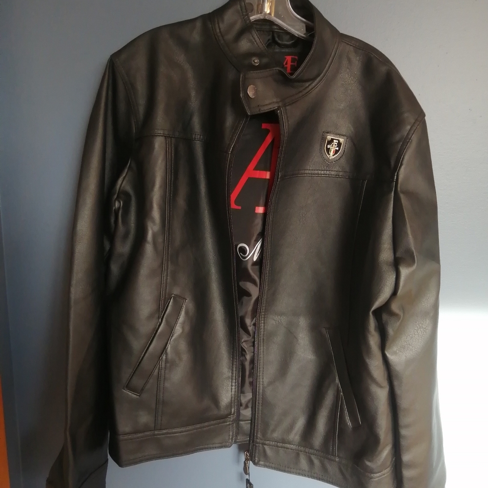 AE di Milano Mens leather jacket